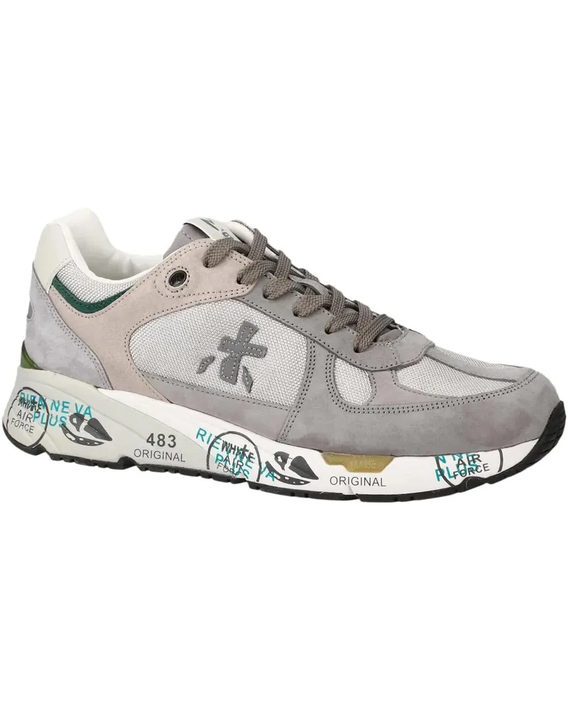 Premiata Low-Top Sneaker Heren Mase grau Grau