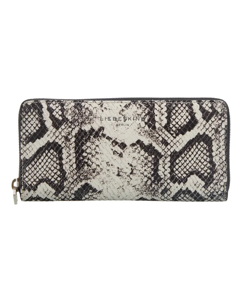 Liebeskind Portemonnaie Sally Wallet L Snake schwarz Schwarz