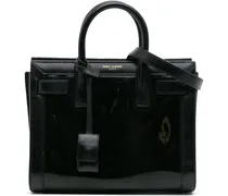 Hobo Bags Nano Patent Sac de Jour Satchel schwarz