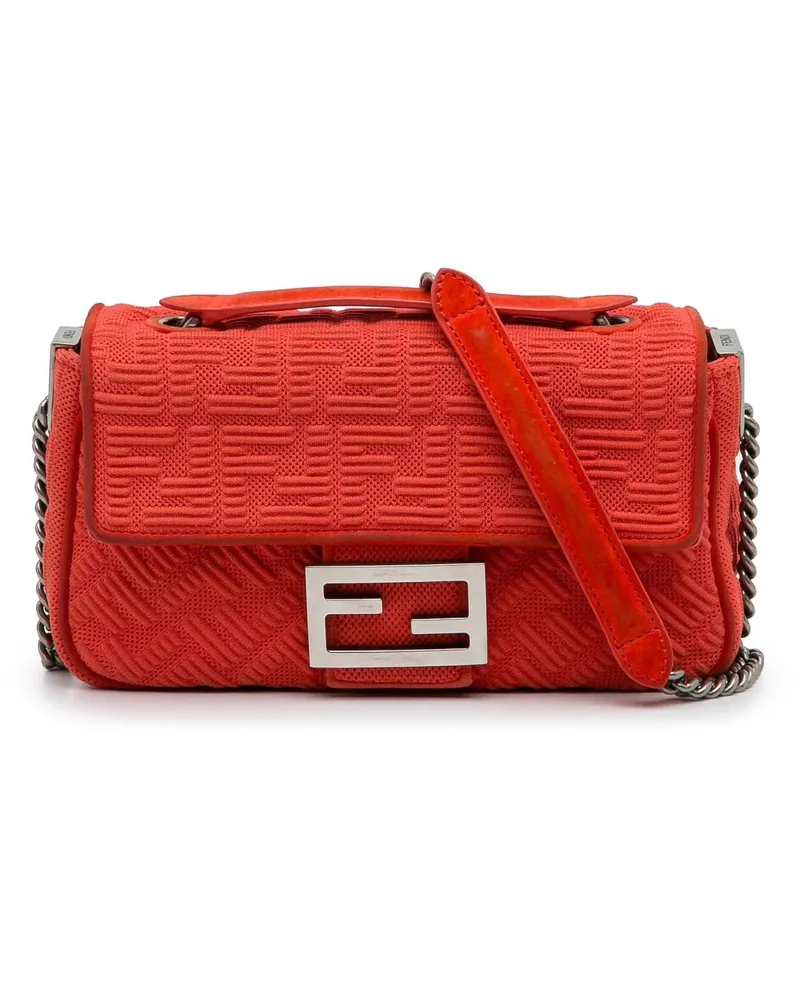 Fendi Hobo Bags 2021 Midi Chain Baguette rot Rot