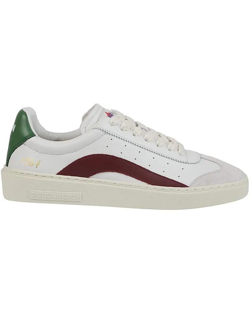 Dsquared2 Low-Top Sneaker Rider Lace-up Low Top Sneakers White weiß Weiß