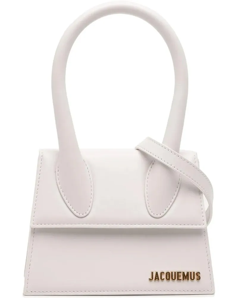 Jacquemus Hobo Bags Leather Le Chiquito Moyen weiß Weiß