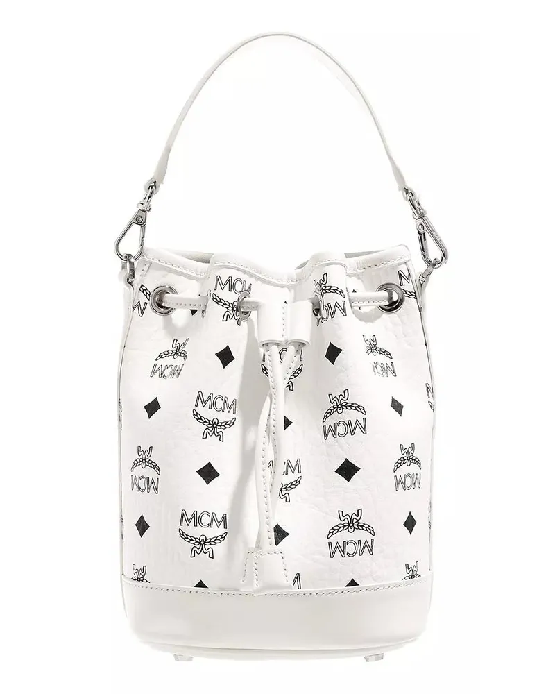 MCM Hobo Bags Dessau Drawstring Mini schwarz Schwarz