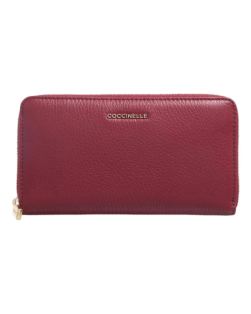 Coccinelle Portemonnaie Metallic Soft rot Rot