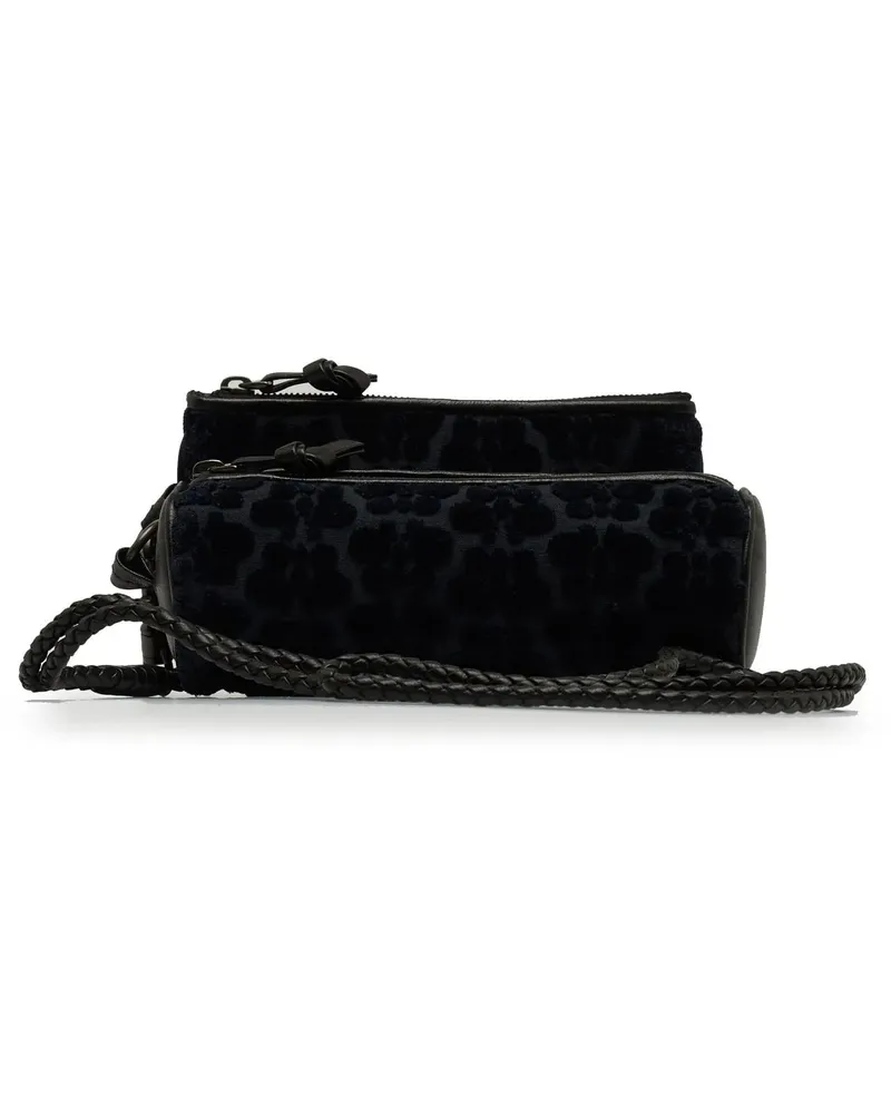 Bottega Veneta Hobo Bags 2012-2023 Multi-Pouch Butterfly Velvet Crossbody blau Blau