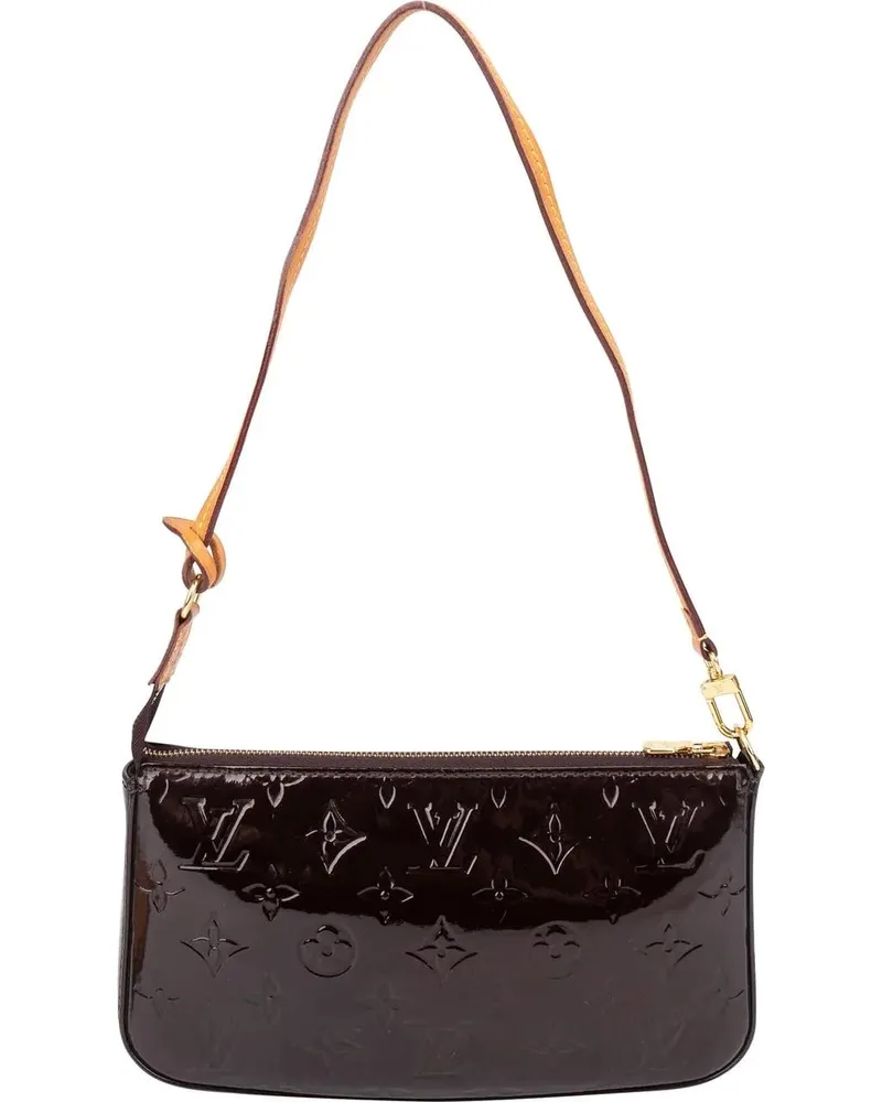 Louis Vuitton Crossbody Bags  Vernis Monogram NM Pochette Shoulder bunt Bunt