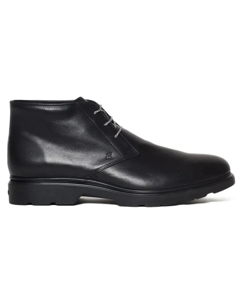Hogan Stiefel H393 Ankle Boot schwarz Schwarz