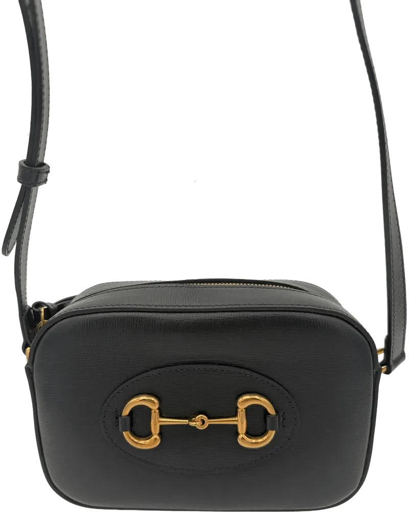Gucci Crossbody Bags  Horsebit Monogram - Beige schwarz Schwarz