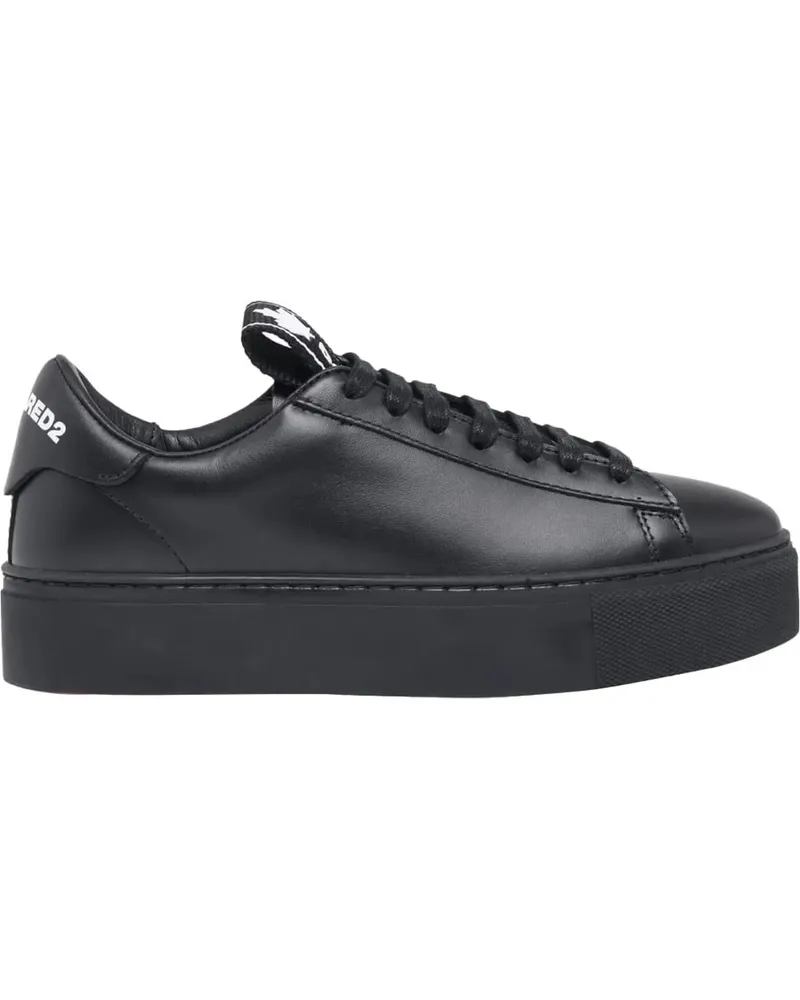 Dsquared2 Low-Top Sneaker Evolution Tape Logo Sneakers schwarz Schwarz