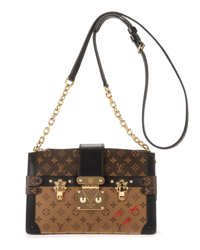 Louis Vuitton Crossbody Bags Reverse Trunk Clutch braun Braun