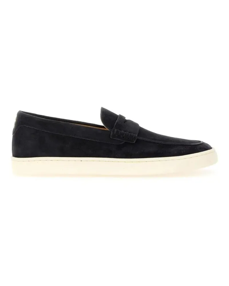 Brunello Cucinelli Loafer Leather Loafer blau Blau