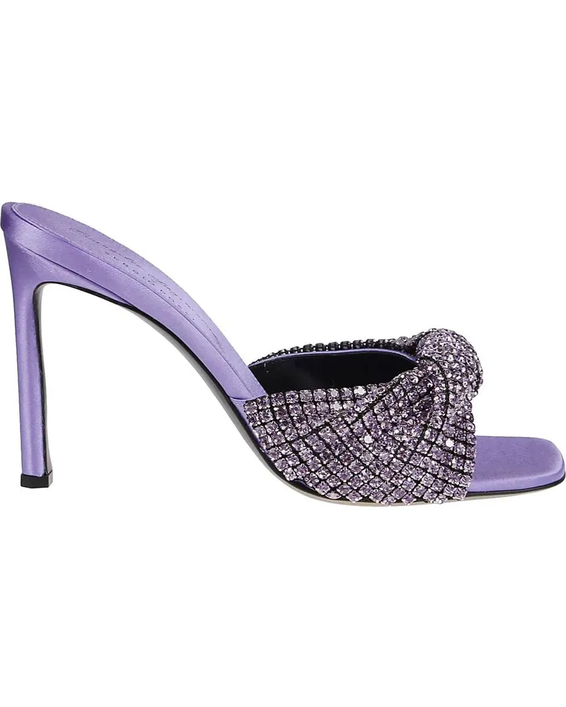 Sergio Rossi Loafer Evangelie Sabot Pink & Purple rosa Gold