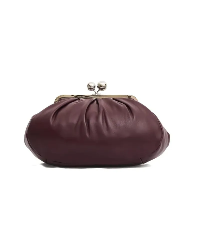 Max Mara Clutches Weekend  Burgundy Pasticcino Handbag rot Rot