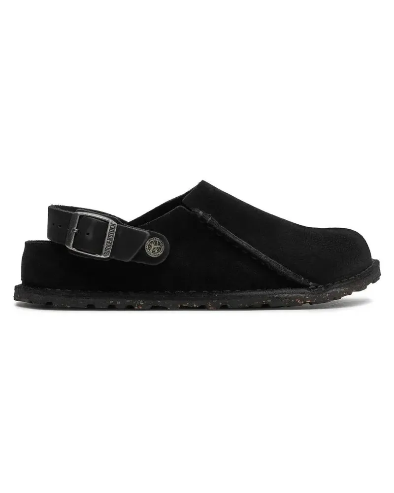 Birkenstock Lutry Premium Closed Toe Slip-On Flats schwarz Schwarz