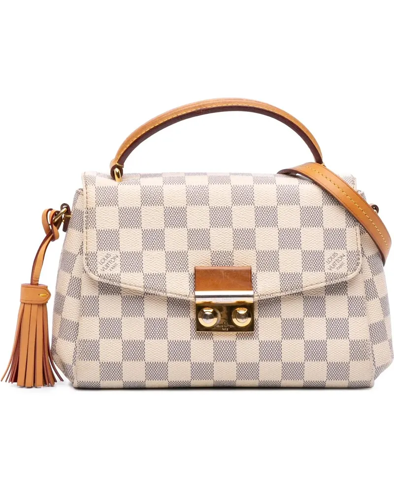 Louis Vuitton Hobo Bags Damier Azur Croisette weiß Weiß