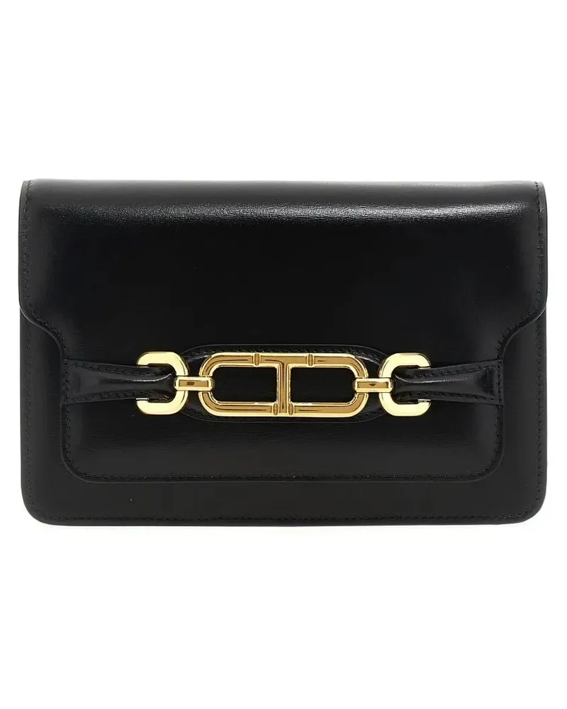 Tom Ford Hobo Bags Small Leather Crossbody Bag schwarz Schwarz