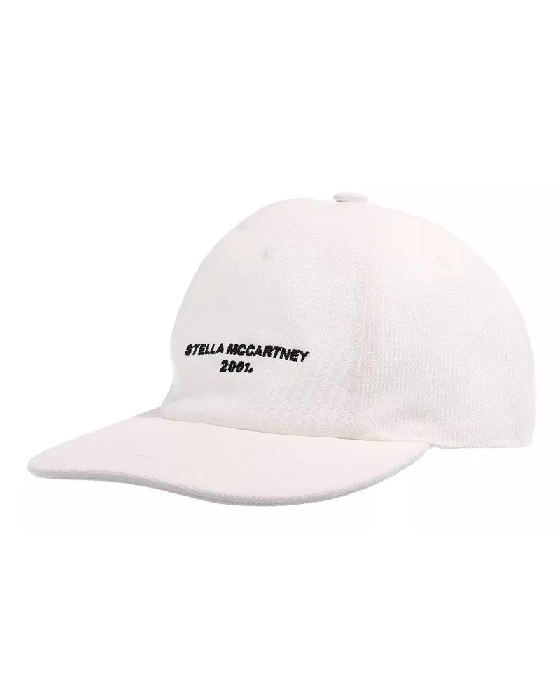 Stella McCartney Caps & Mützen Logo Baseball Cap weiß Weiß