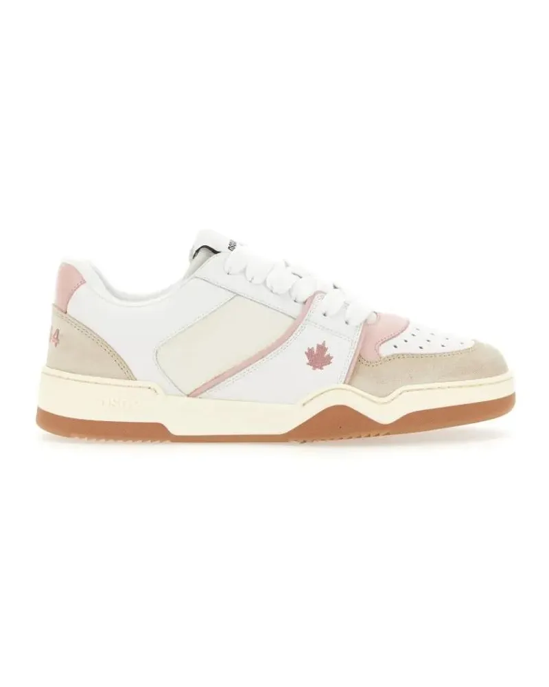 Dsquared2 Low-Top Sneaker Textured Leather And Polyamide Sneakers bunt Bunt
