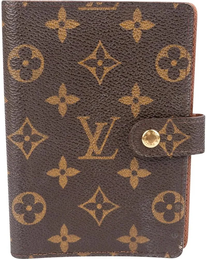 Louis Vuitton Portemonnaie  Canvas Monogram Agenda PM braun Braun