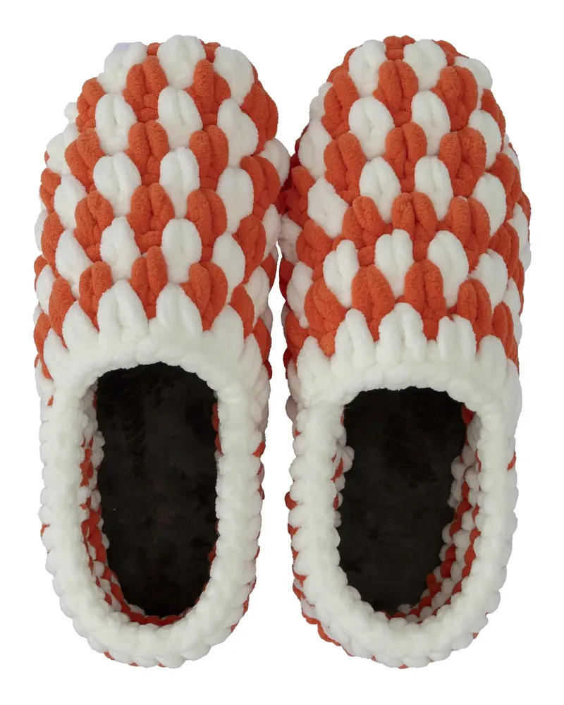 uzurii Slipper & Pantoletten Zehentrenner Criss Cross Orange orange Orange