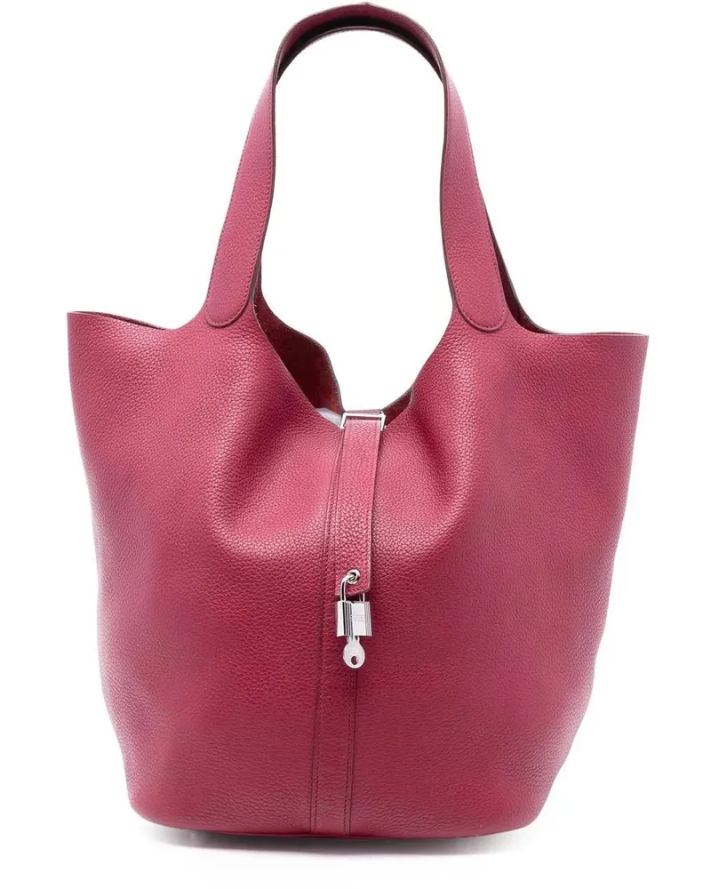 Hermès Crossbody Bags Clemence Picotin Lock 33 rosa Gold