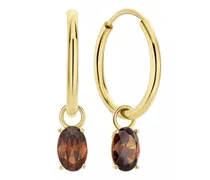 Ohrringe Baguette Brune 14 karat hoop earrings
