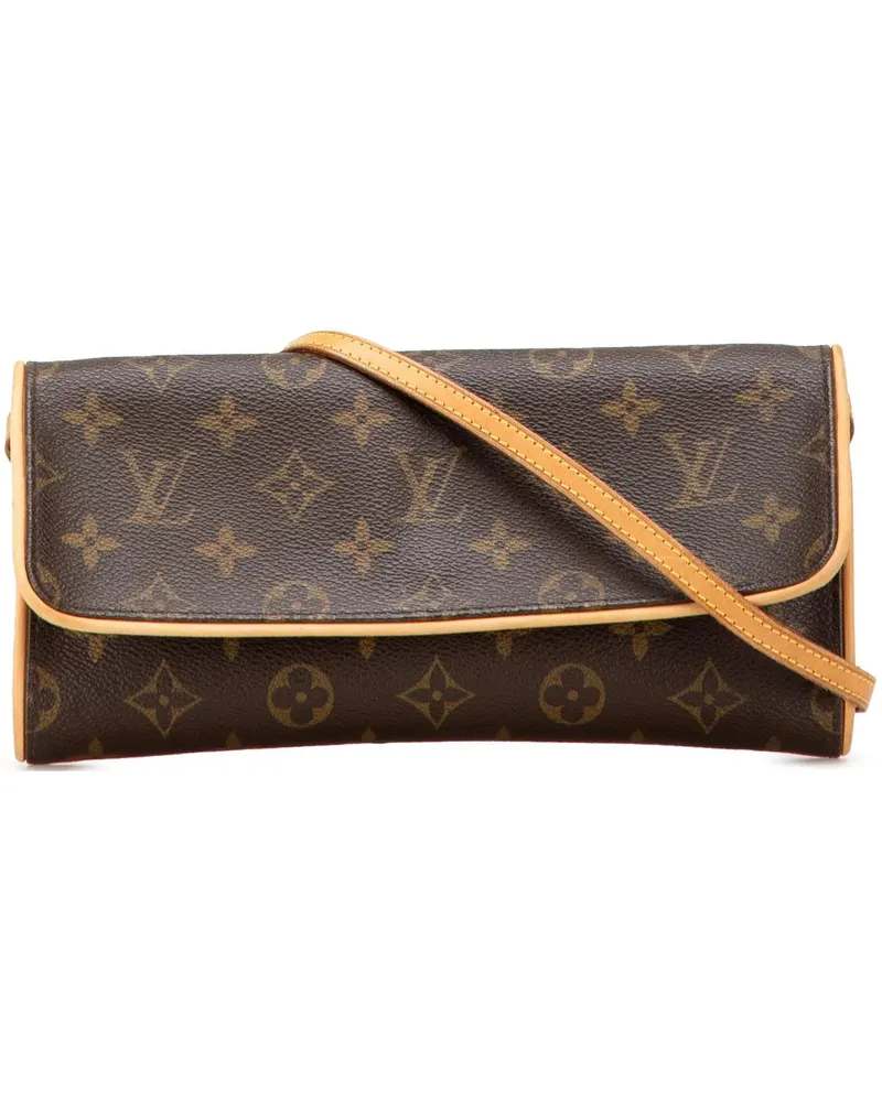 Louis Vuitton Hobo Bags Monogram Pochette Twin GM braun Braun