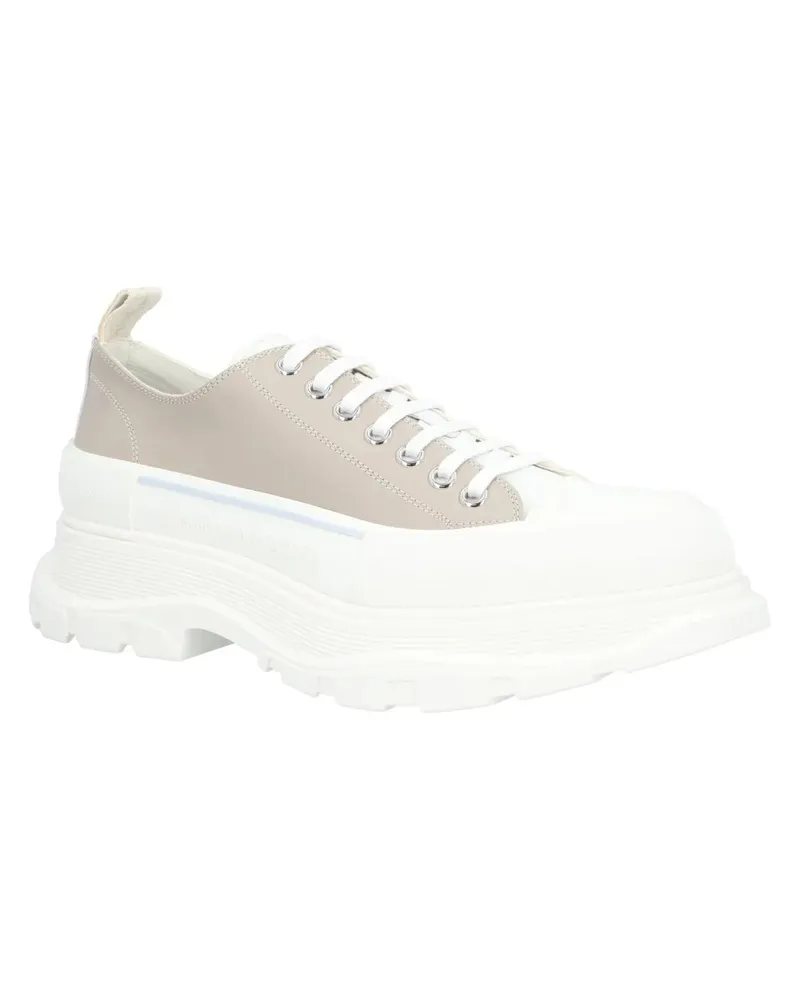 Alexander McQueen Low-Top Sneaker Tread Sneaker 'Beige Grey' weiß Weiß