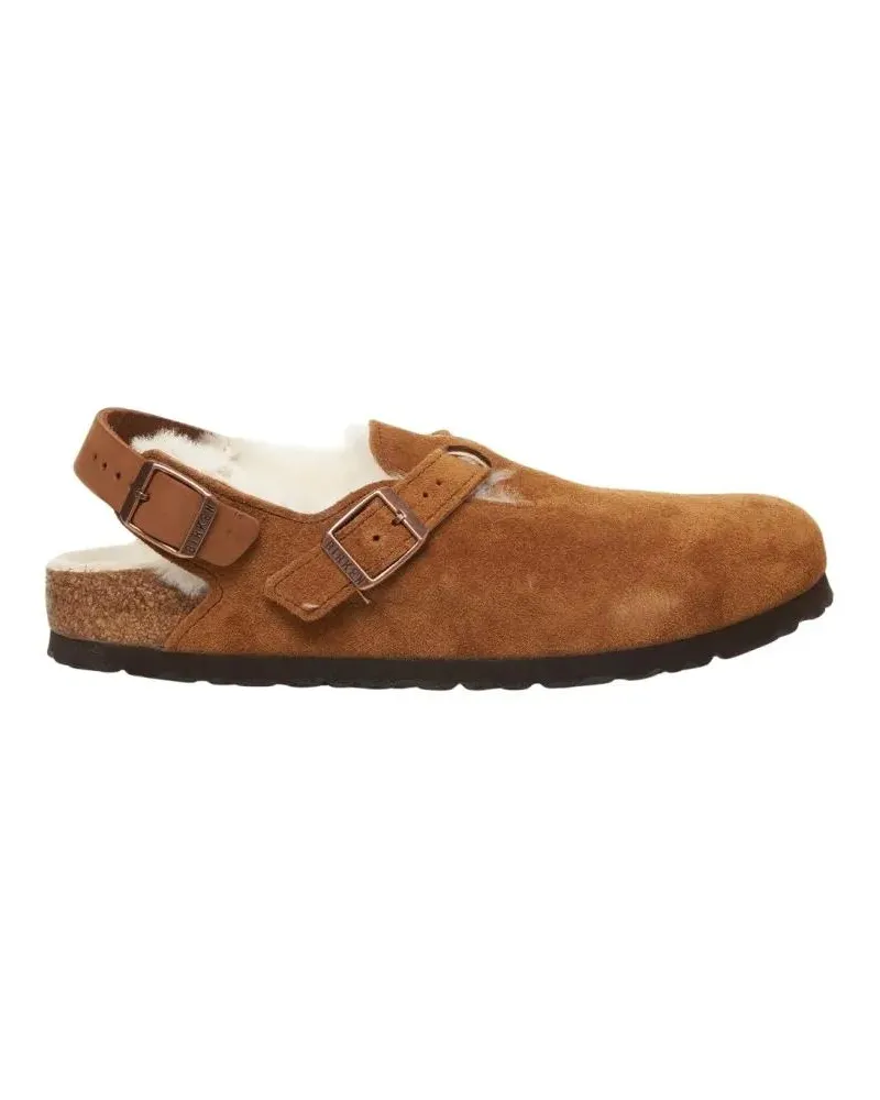 Birkenstock Sandalen Tokio Shearling' Clogs braun Braun