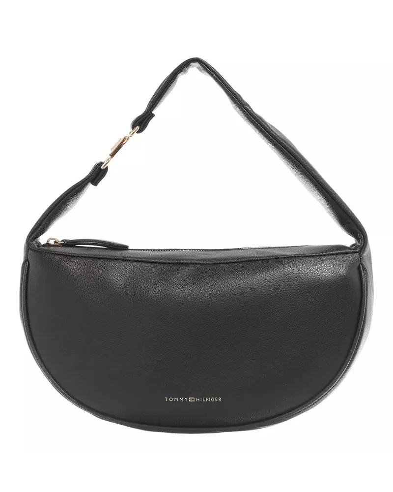 Tommy Hilfiger Hobo Bags Th Contemporary Shoulder Bag schwarz Schwarz