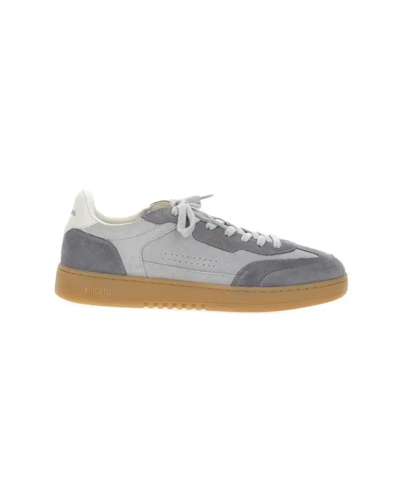 Axel Arigato Low-Top Sneaker Leather And Suede Sneakers With Embossed Logo grau Grau