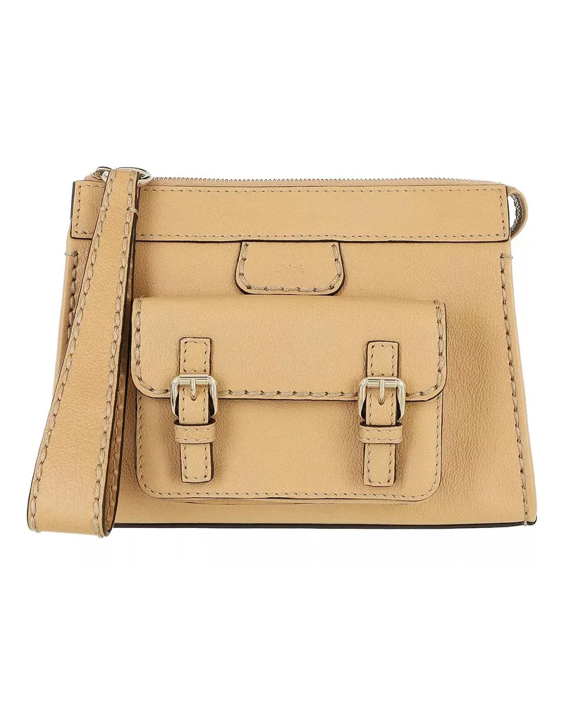 Chloé Clutches Edith Small Pouch Beige