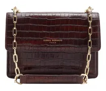 Crossbody Bags Femme Forte Valerie Croco Brown Calfskin Leather S