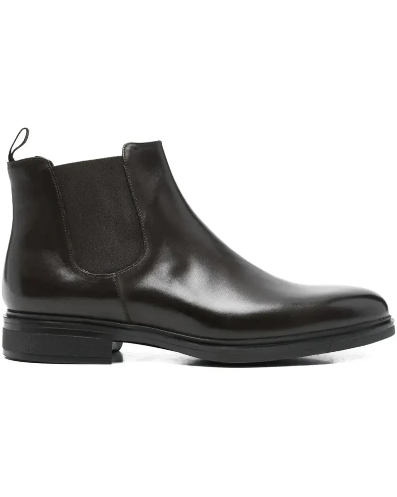 Corneliani Stiefel boots brown leather braun Braun