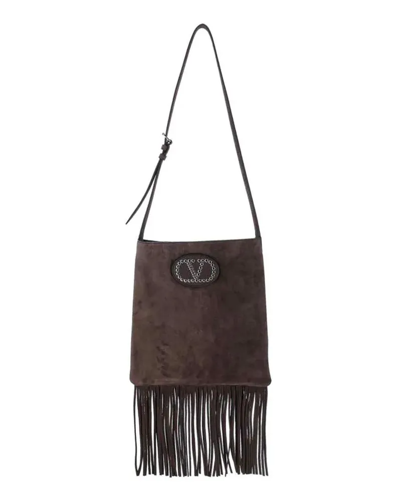 Valentino Garavani Hobo Bags "Rockstud" Clutch Bag – Black schwarz Schwarz