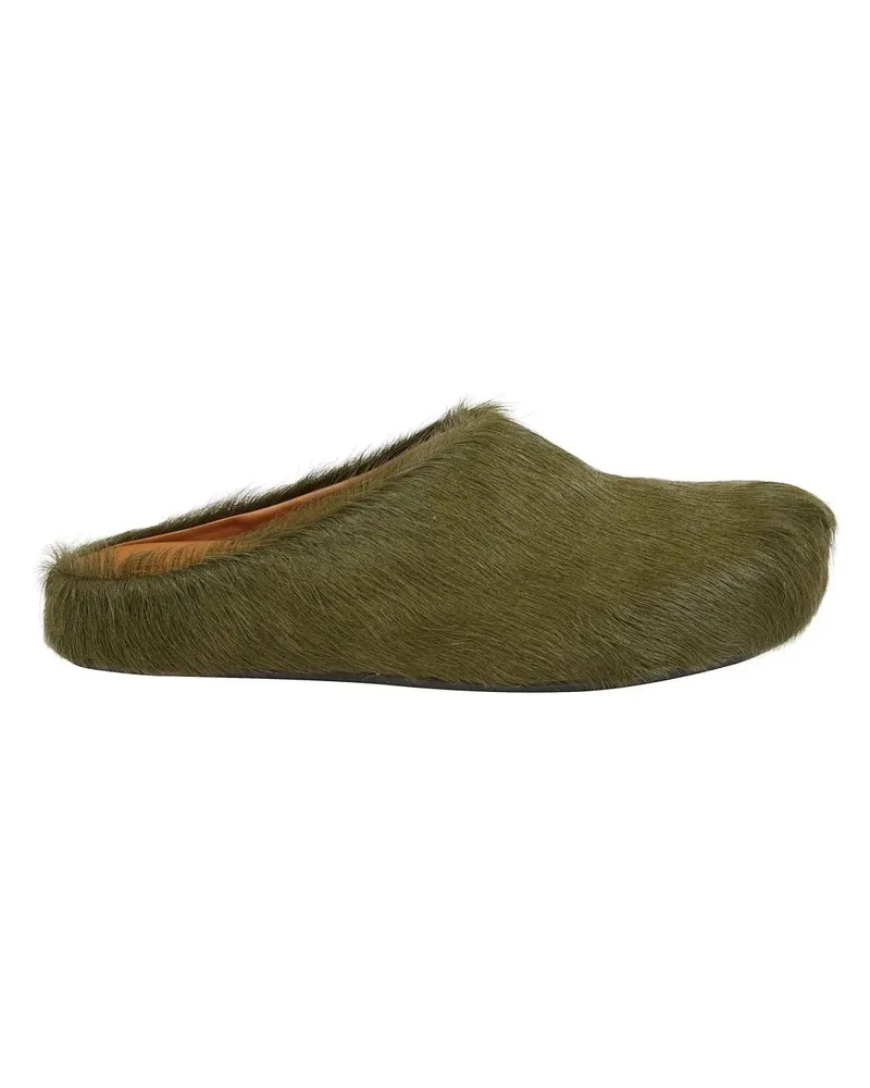 Marni Loafer Colorful Calf Hair Slip-On Shoes grün Grün