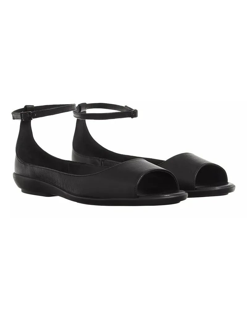 Calvin Klein Sandalen Peep Toe Ballerina Lth schwarz Schwarz