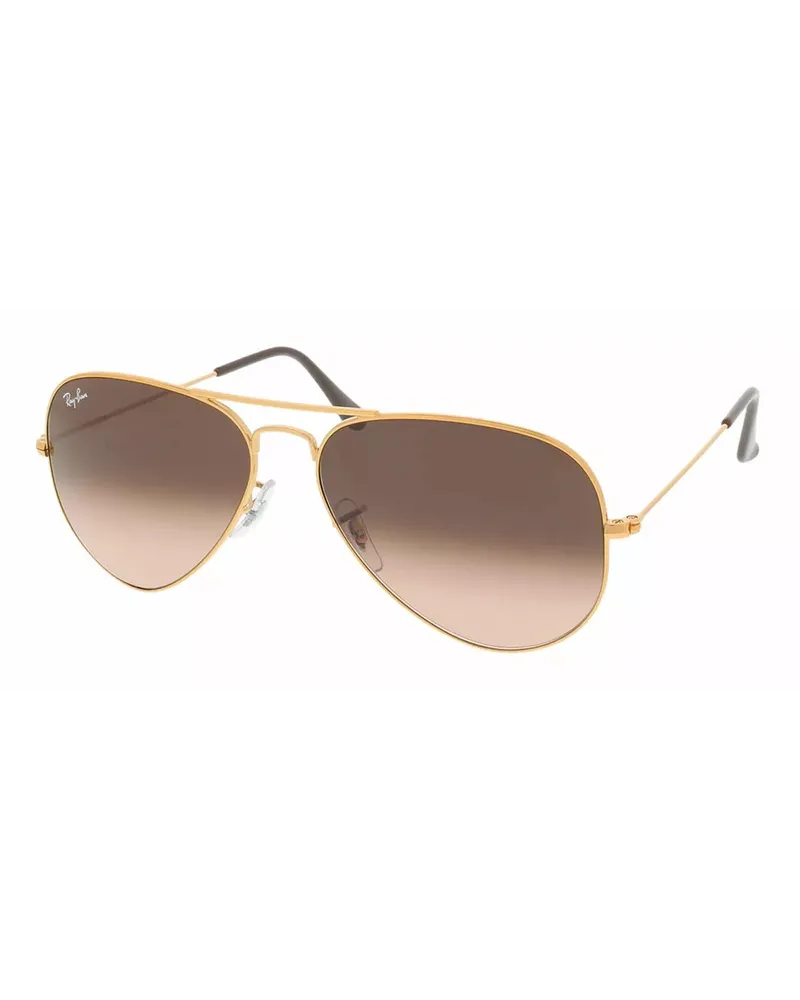 Ray Ban Sonnenbrille Aviator RB 0RB3025 58 9001A5 Braun