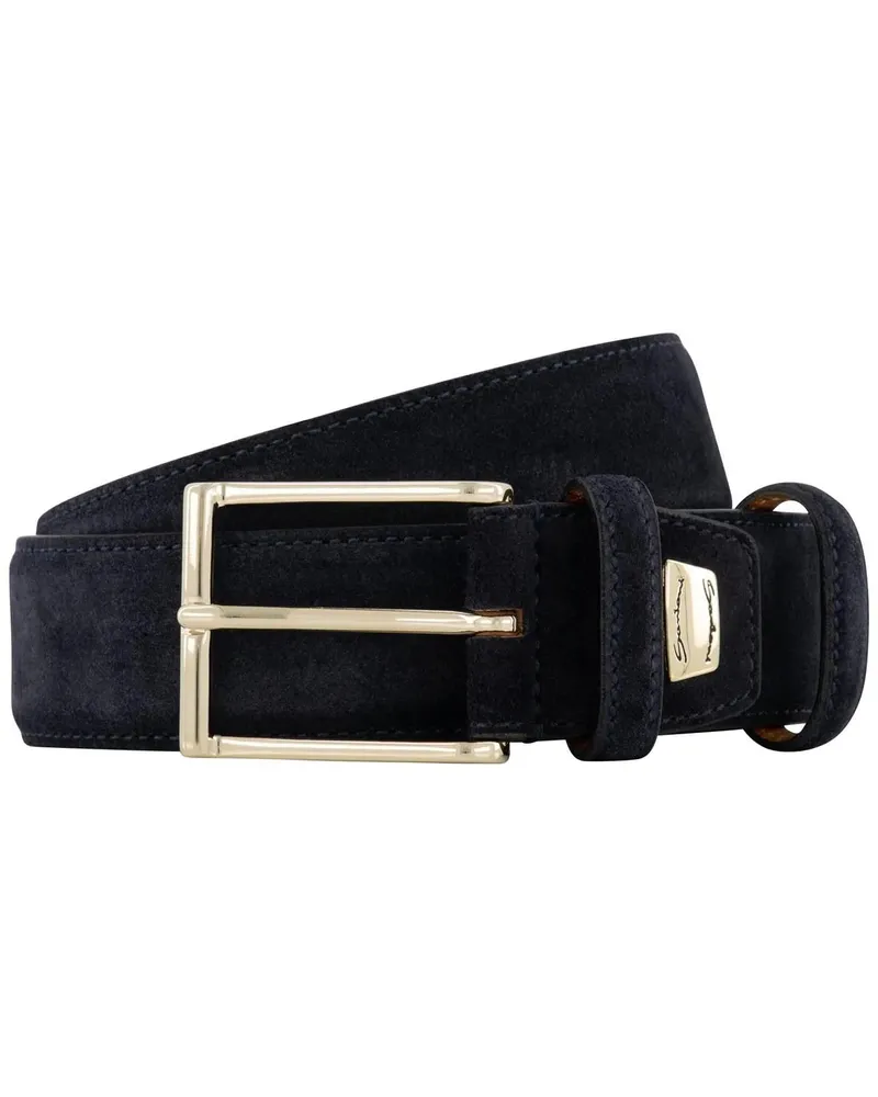 Santoni Gürtel Belt blau Blau
