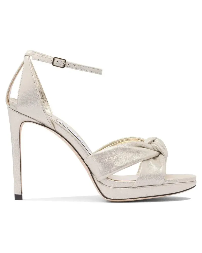 Jimmy Choo Sandalen Calf Leather Sandals goldfarben 