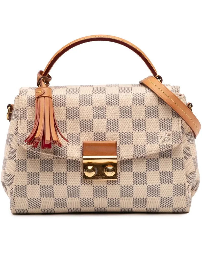 Louis Vuitton Hobo Bags Damier Azur Croisette weiß Weiß