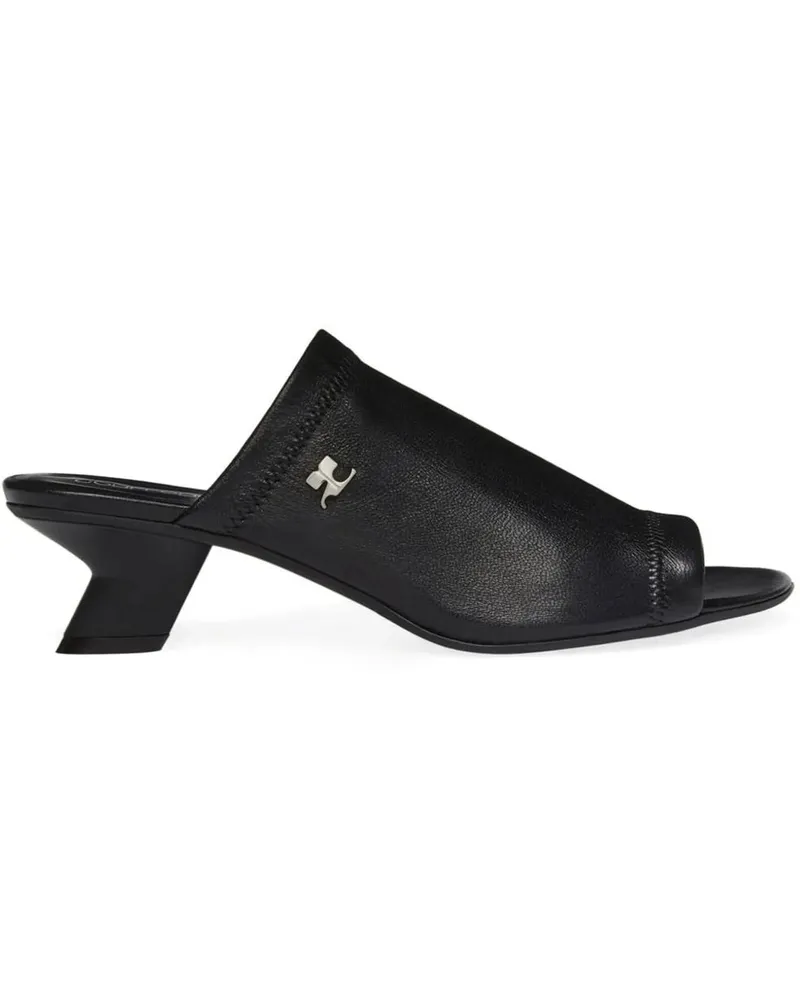 Courrèges Sandalen Sandals Black schwarz Schwarz