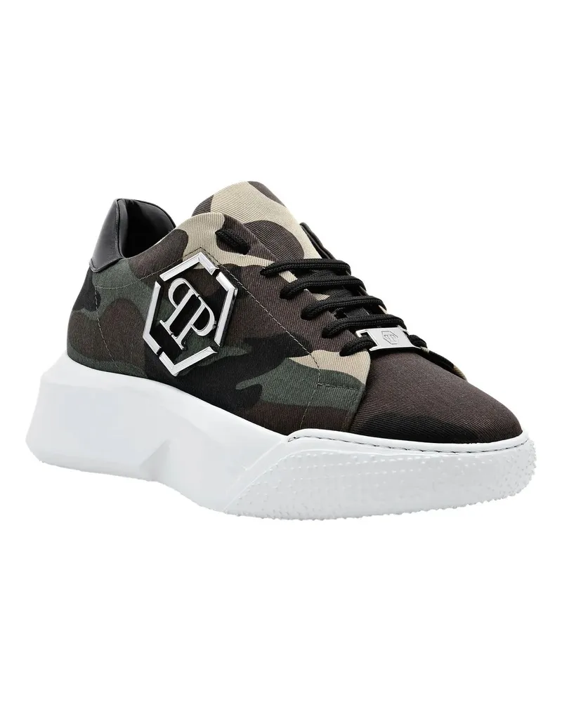 Philipp Plein Low-Top Sneaker Runner Sneaker Godzilla grün Grün
