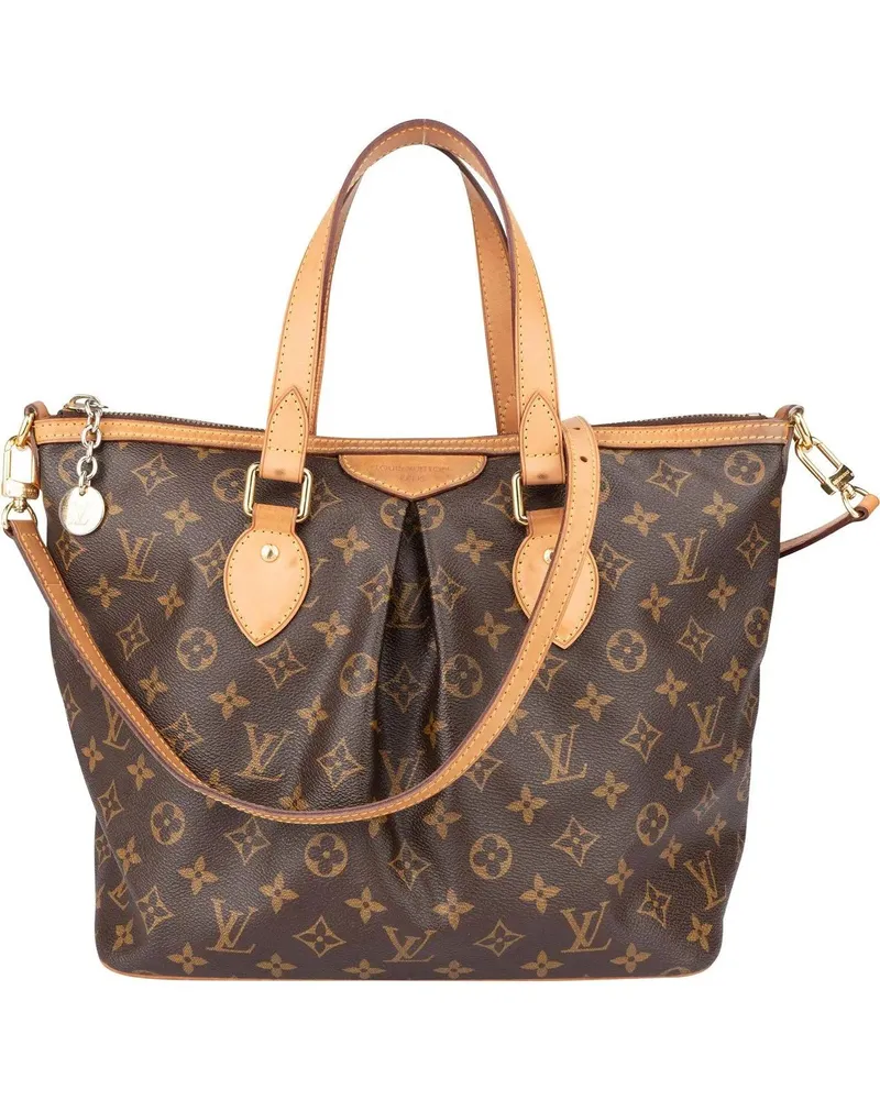 Louis Vuitton Crossbody Bags  Canvas Monogram Palermo PM Handbag braun Braun