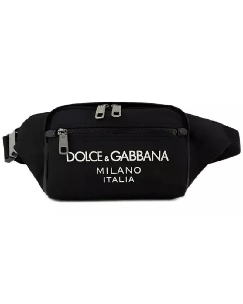 Dolce & Gabbana Crossbody Bags Belt Bag  - Black - Nylon Schwarz