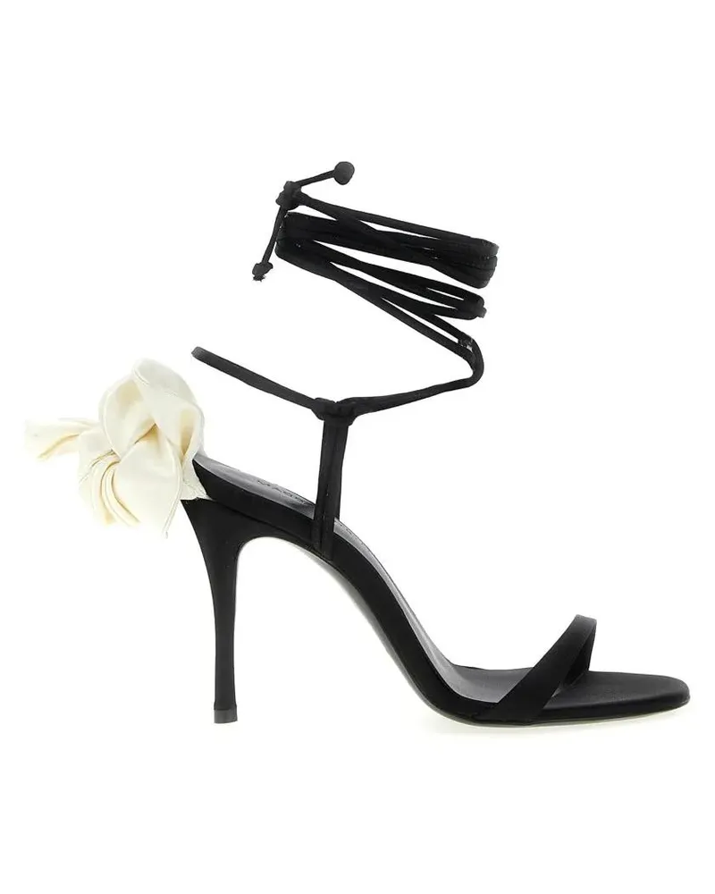Magda Butrym Sandalen Satin Sandals schwarz Schwarz