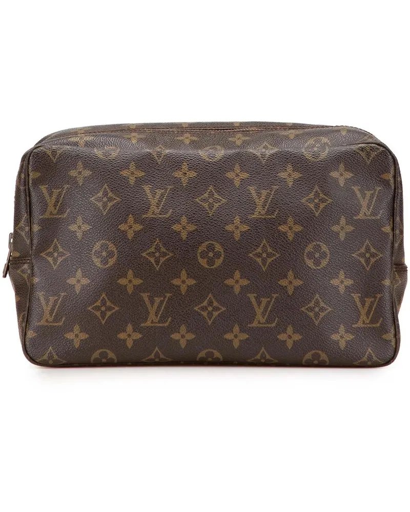 Louis Vuitton Clutches Monogram Trousse Toilette 28 braun Braun