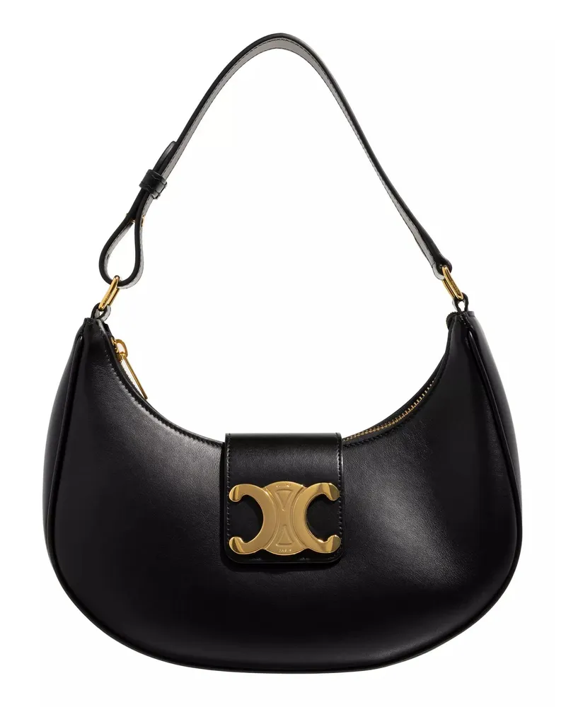 Celine Crossbody Bags Ava Triomphe Bag schwarz Schwarz