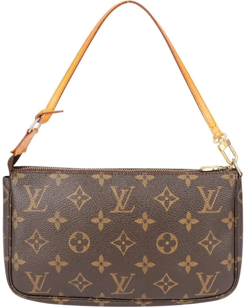 Louis Vuitton Crossbody Bags  Canvas Monogram Pochette Accessoire braun Braun