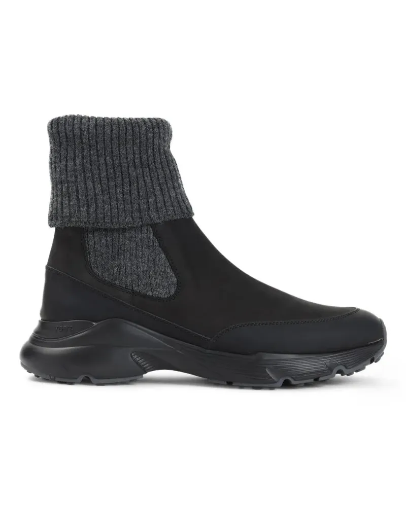 TOD'S Stiefel Ankle Boots With Suede Upper schwarz Schwarz